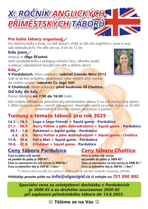 Anglicke primestske tabory 2025